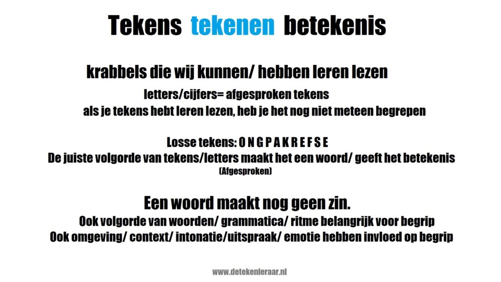 Tekens en taal